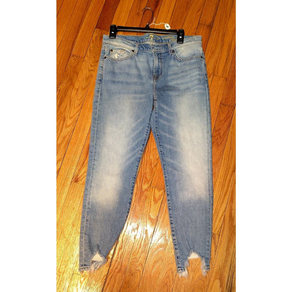 Nwot Distressed Skinny Jeans Sz 30